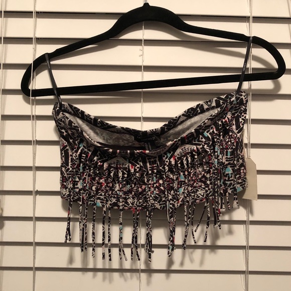 F21// two set piece - geometric aztec print - Picture 1 of 2